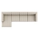 LANGHAM CHANNELED 4-PIECE SECTIONAL