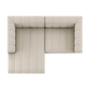 LANGHAM CHANNELED 2-PIECE SECTIONAL