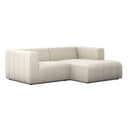 LANGHAM CHANNELED 2-PIECE SECTIONAL