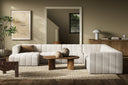 LANGHAM CHANNELED 6-PIECE SECTIONAL