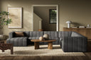 LANGHAM CHANNELED 6-PIECE SECTIONAL