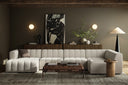 LANGHAM CHANNELED 5-PIECE SECTIONAL