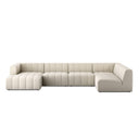 LANGHAM CHANNELED 5-PIECE SECTIONAL