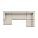 LANGHAM CHANNELED 5-PIECE SECTIONAL