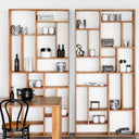 Small Oak M-Rack Bookcase