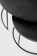 Round Tray Coffee Table Set