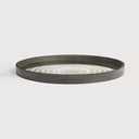 Large Beads Mirror Tray by Ethnicraft, view 2