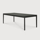 95" Oak Black Bok Dining Table