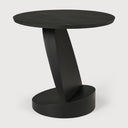 Black Oblic Side Table