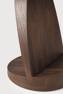 Brown Oblic Side Table