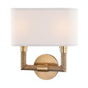Aged Brass Dubois Wall Sconce 11.5" by Hudson Valley