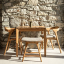 Osso Outdoor Upholstered Stool