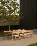Teak Bok Outdoor Extendable Dining Table