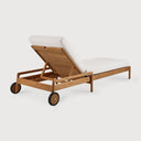 Off White Jack Outdoor Adjustable Lounger