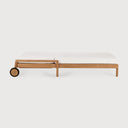 Off White Jack Outdoor Adjustable Lounger