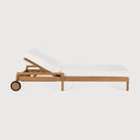 Off White Jack Outdoor Adjustable Lounger