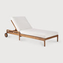 Off White Jack Outdoor Adjustable Lounger