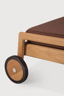 Burgundy Jack Outdoor Adjustable Lounger