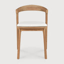 Off White Cushion Bok Outdoor Dining Chair