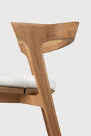 Off White Cushion Bok Outdoor Dining Chair