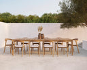 Off White Cushion Bok Outdoor Dining Chair