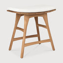 Off White Cushion Osso outdoor stool