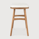 Off White Cushion Osso outdoor stool