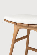 Off White Cushion Osso outdoor stool