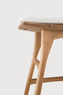 Off White Cushion Osso outdoor stool