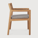 Mocha Cushion Jack Outdoor Dining Chair