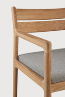 Mocha Cushion Jack Outdoor Dining Chair