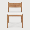 No Armrest Off White Jack Outdoor Dining Chair
