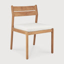 No Armrest Off White Jack Outdoor Dining Chair