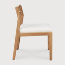 No Armrest Off White Jack Outdoor Dining Chair