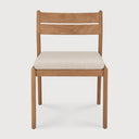 No Armrest Natural Jack Outdoor Dining Chair