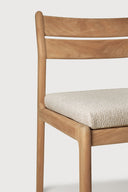 No Armrest Natural Jack Outdoor Dining Chair
