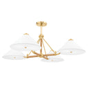 Aged Brass Williamsburg Chandelier 46" by Hudson Valley