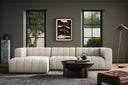 LANGHAM CHANNELED 3-PIECE SECTIONAL
