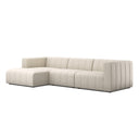 LANGHAM CHANNELED 3-PIECE SECTIONAL