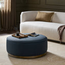 SINCLAIR LARGE ROUND OTTOMAN