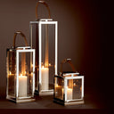 Nickel Finished Lantern Georgian