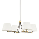 Aged Brass Crown Heights Chandelier 46" by Hudson Valley