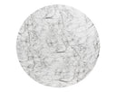 Cypher Dining Table Top - Marble Look - 55" by Matho Sun