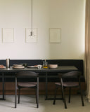Teak Dark Brown Tacet Dining Table