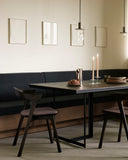 Teak Dark Brown Tacet Dining Table
