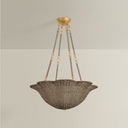Vintage Gold Leaf Ardonia Chandelier 28" by Hudson Valley, view 2