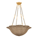 Vintage Gold Leaf Ardonia Chandelier 28" by Hudson Valley