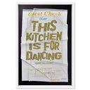 Kitchen Check Please Gold by Oliver Gal