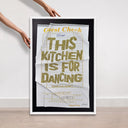 Kitchen Check Please Gold by Oliver Gal, view 4