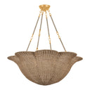 Vintage Gold Leaf Ardonia Chandelier 38" by Hudson Valley